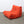 Ligne Roset Red Modular Togo Sofa and Footstool by Michel Ducaroy, Set of Five