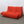 Ligne Roset Red Modular Togo Sofa and Footstool by Michel Ducaroy, Set of Five