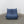 Ligne Roset Blue Togo Armchair and Footstool by Michel Ducaroy, Set of Two