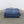 Ligne Roset Blue Togo Armchair and Footstool by Michel Ducaroy, Set of Two