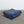 Ligne Roset Blue Togo Armchair and Footstool by Michel Ducaroy, Set of Two