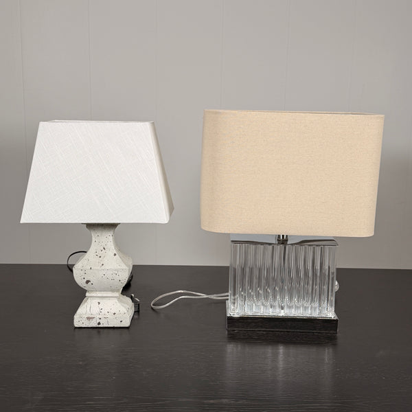 Coach House Differing Table Lamps, Set of Two