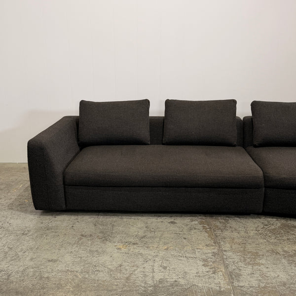 BoConcept Bergamo Sofa and Bermuda Footstool