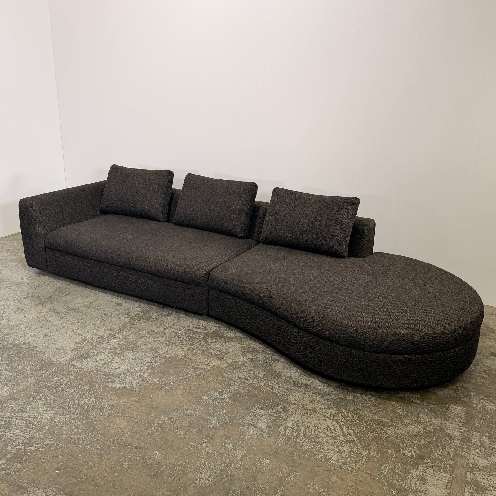 BoConcept Bergamo Sofa and Bermuda Footstool