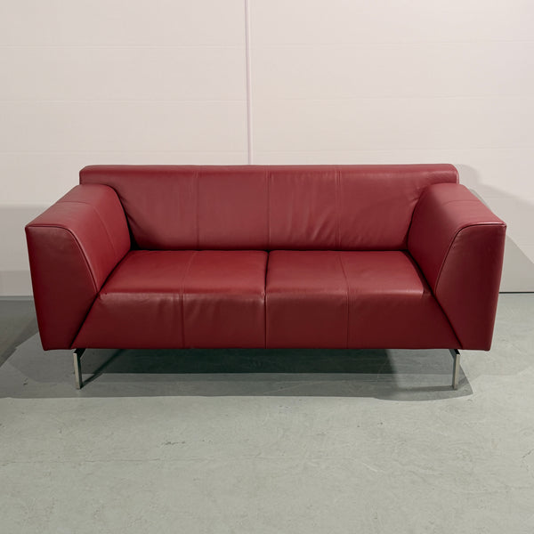 Rolf Benz Linea 318 Leather Sofas, Set of Two
