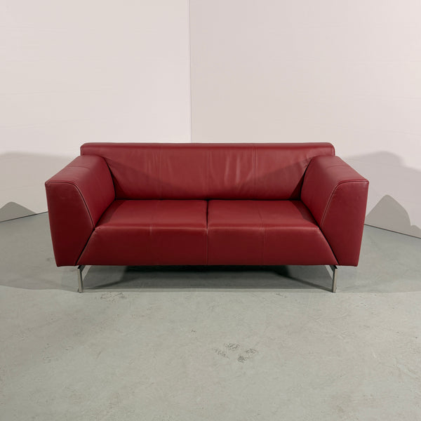 Rolf Benz Linea 318 Leather Sofas, Set of Two