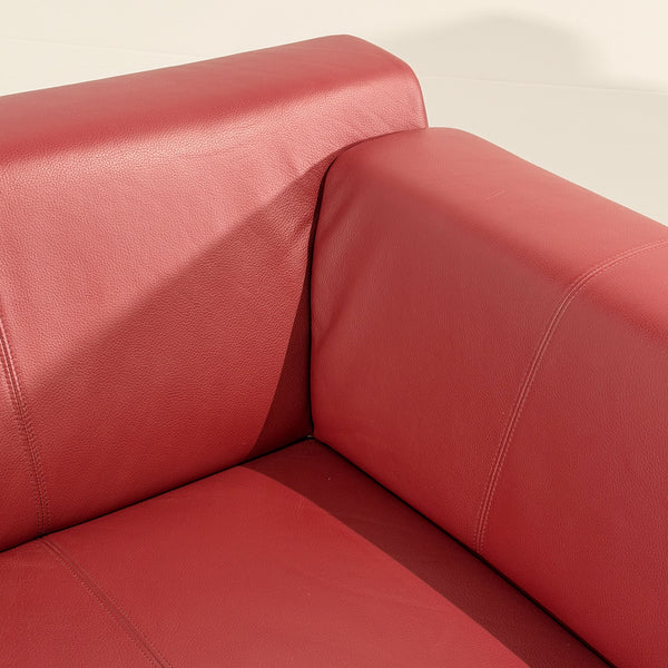 Rolf Benz Linea 318 Leather Sofas, Set of Two