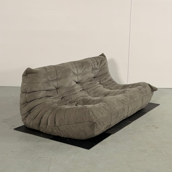 Ligne Roset by Michel Ducaroy Togo Grey Modular Sofa, Set of Three