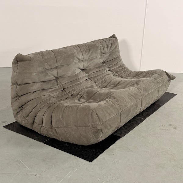 Ligne Roset by Michel Ducaroy Togo Grey Modular Sofa, Set of Three