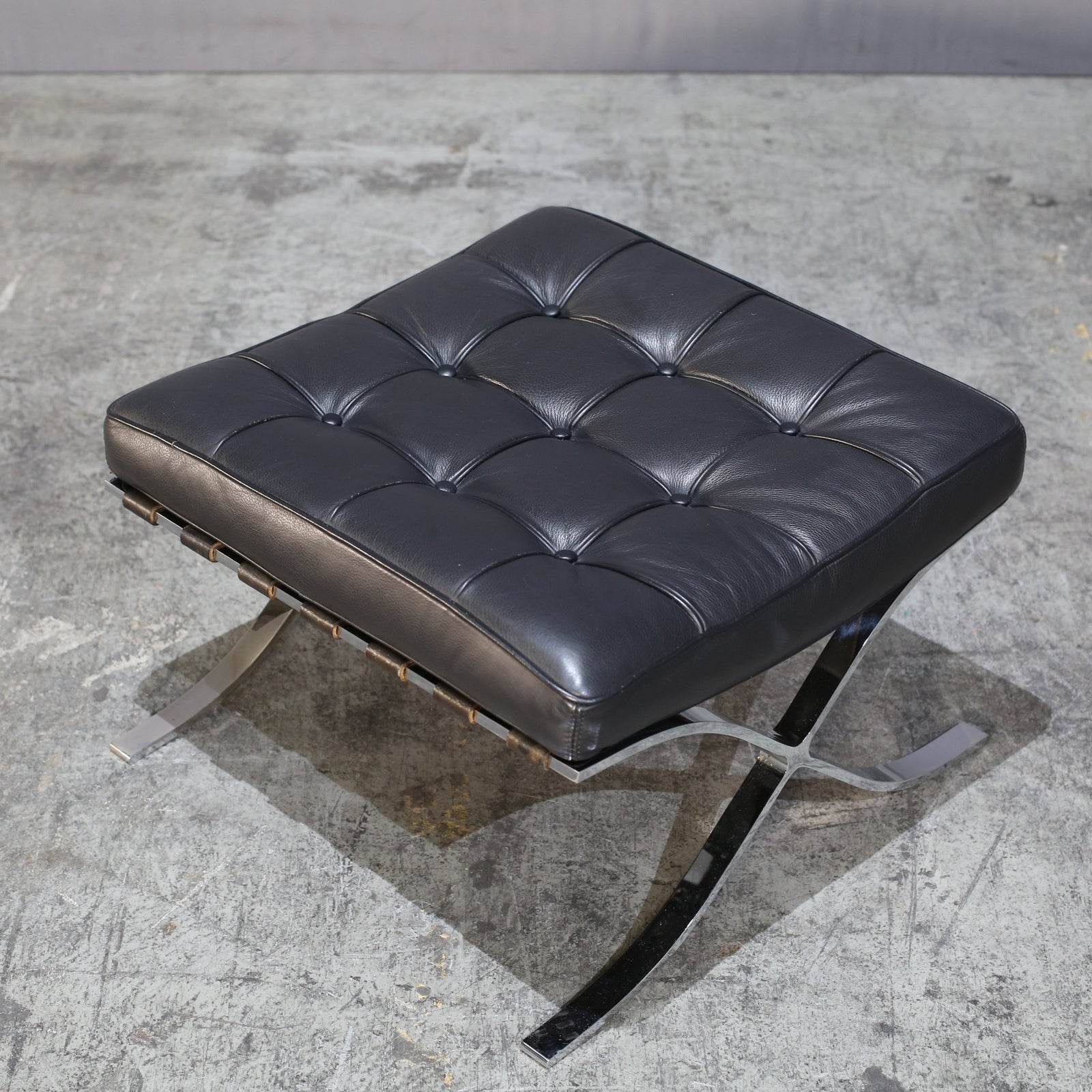 Alivar Barcelona Chair and Stool by Mies van der Rohe @ REHAUS