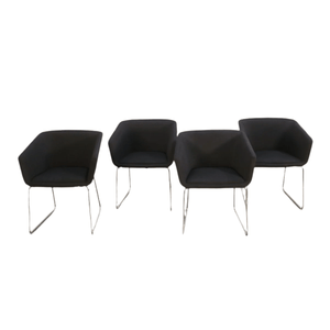 Andreu World Nanda Comfort Chair by Lievore Altherr Molina, Set of Four @ REHAUS