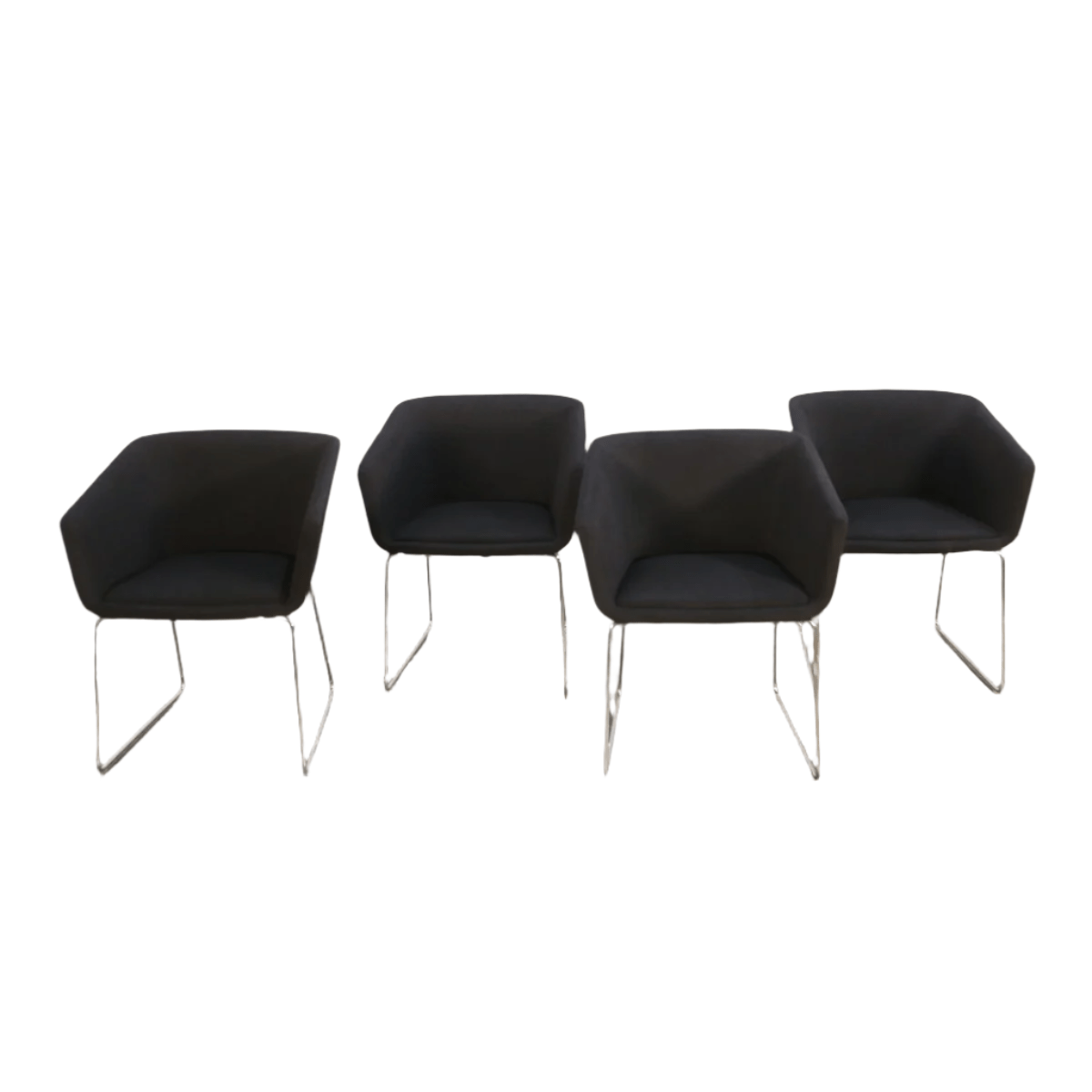 Andreu World Nanda Comfort Chair by Lievore Altherr Molina, Set of Four @ REHAUS