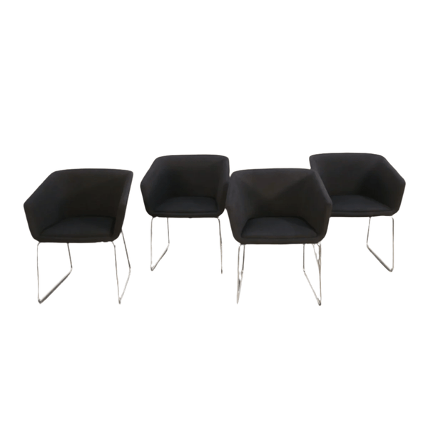 Andreu World Nanda Comfort Chair by Lievore Altherr Molina, Set of Four @ REHAUS