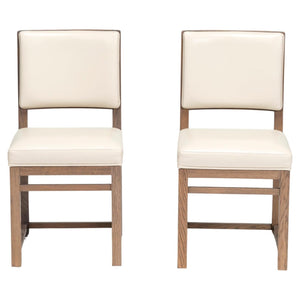 Antonio Citterio for Maxalto Musa Oak & Leather Dining Chairs, Set of 2 - REHAUS - Max Alto