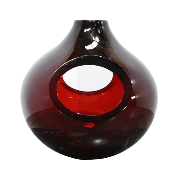 Arcade Murano Red Glass Vase @ REHAUS