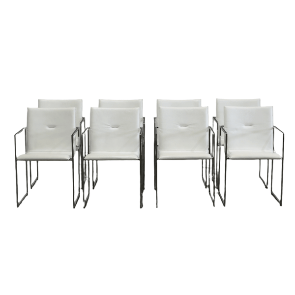 Arco Frame Chairs by Burkhard Vogtherr, Set of Eight @ REHAUS