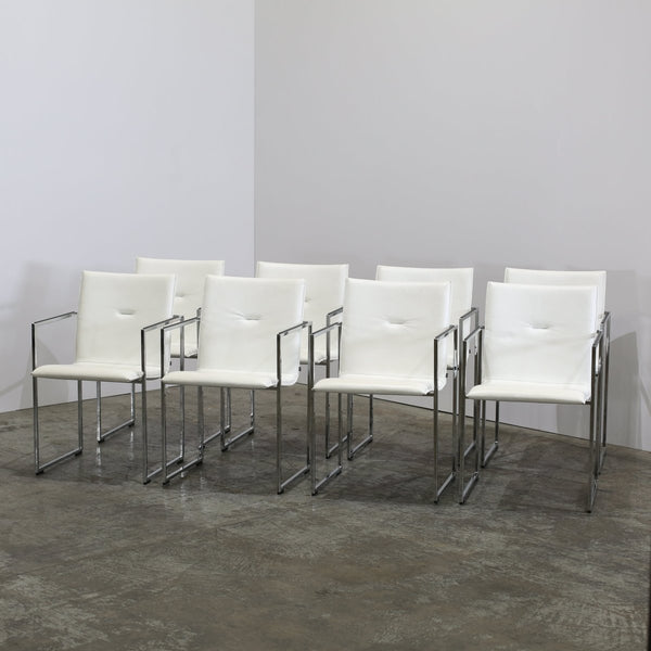 Arco Frame Chairs by Burkhard Vogtherr, Set of Eight @ REHAUS