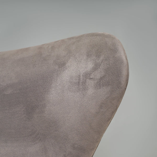 Arne Jacobsen for Fritz Hansen Grey Suede Egg Chair & Footstool @ REHAUS