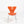 Arne Jacobsen for Fritz Hansen Orange Leather Series 7 Chair - REHAUS - arne jacobsen