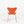 Arne Jacobsen for Fritz Hansen Orange Leather Series 7 Chair - REHAUS - arne jacobsen
