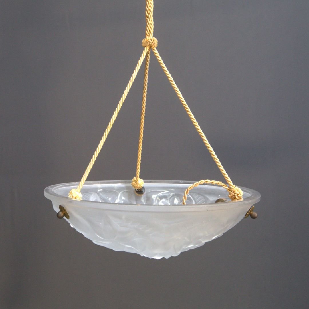 Art Deco Plafonnier by Verrerie D'Art Degué @ REHAUS