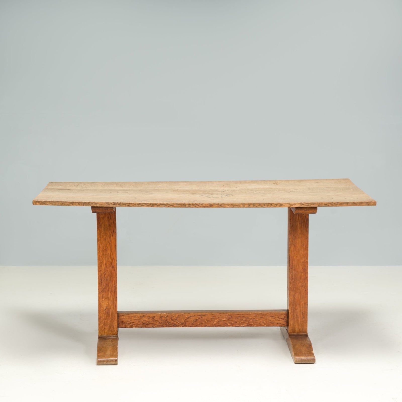 Arts & Crafts Style Refectory Wooden Rectangular Dining Table - REHAUS - Bespoke