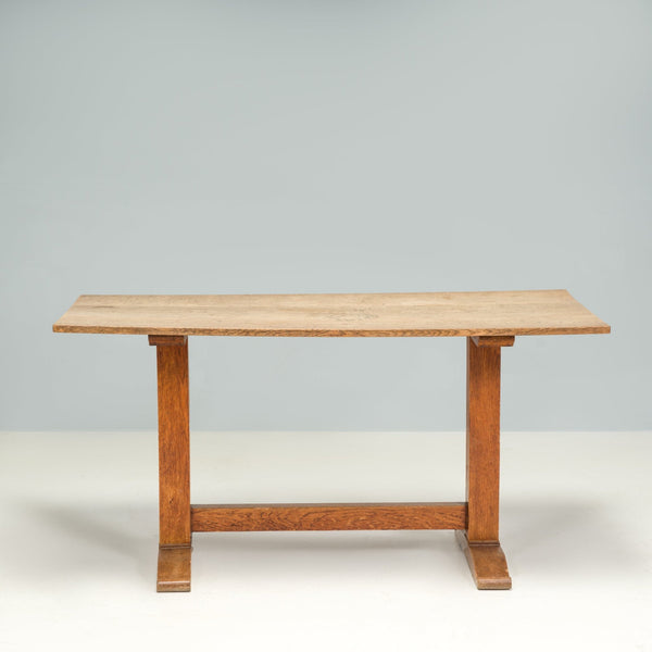 Arts & Crafts Style Refectory Wooden Rectangular Dining Table - REHAUS - Bespoke