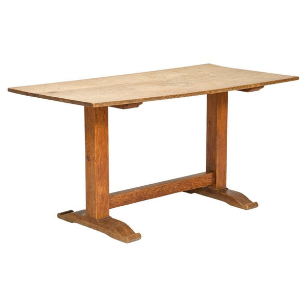 Arts & Crafts Style Refectory Wooden Rectangular Dining Table