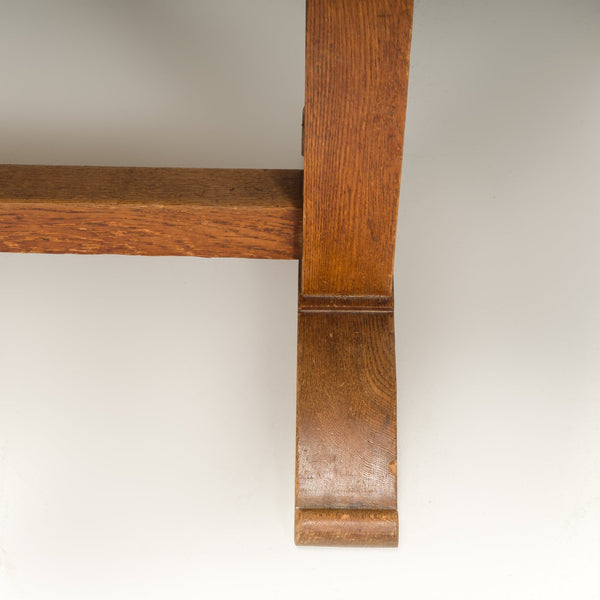 Arts & Crafts Style Refectory Wooden Rectangular Dining Table - REHAUS - Bespoke
