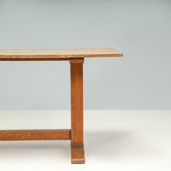 Arts & Crafts Style Refectory Wooden Rectangular Dining Table - REHAUS - Bespoke