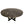 Baxter of Italy Gilbert Round Circular Dining Table - In Emperador Marble @ REHAUS