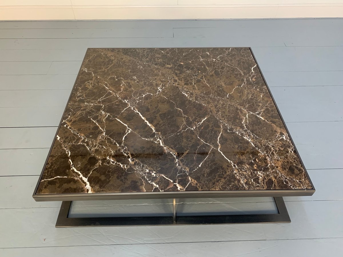 Baxter of Italy Paul Large Sofa Coffee Table - In Emperador Marble @ REHAUS
