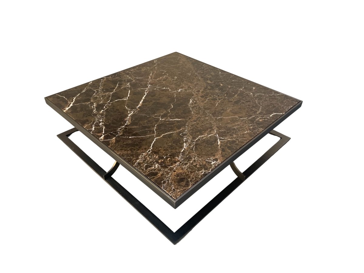Baxter of Italy Paul Large Sofa Coffee Table - In Emperador Marble @ REHAUS