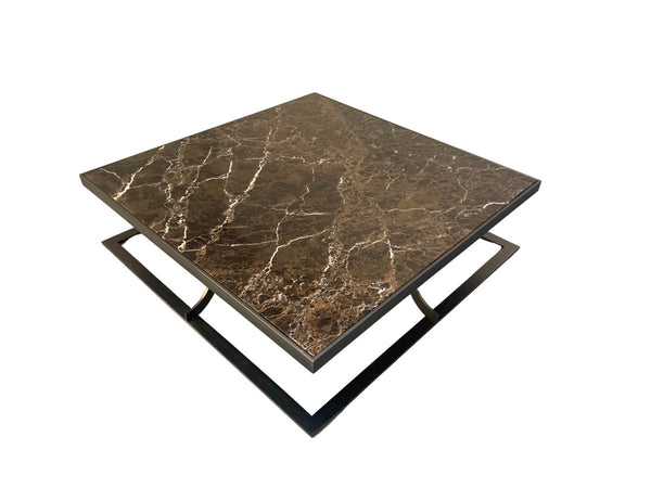 Baxter of Italy Paul Large Sofa Coffee Table - In Emperador Marble @ REHAUS