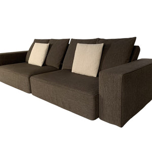 B&B Italia Andy '13 2 - Seat Sofa - In Dark - Brown Fabric @ REHAUS