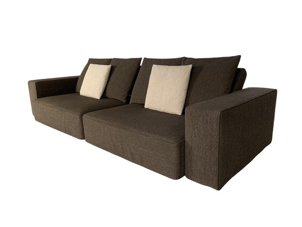 B&B Italia Andy '13 2 - Seat Sofa - In Dark - Brown Fabric @ REHAUS