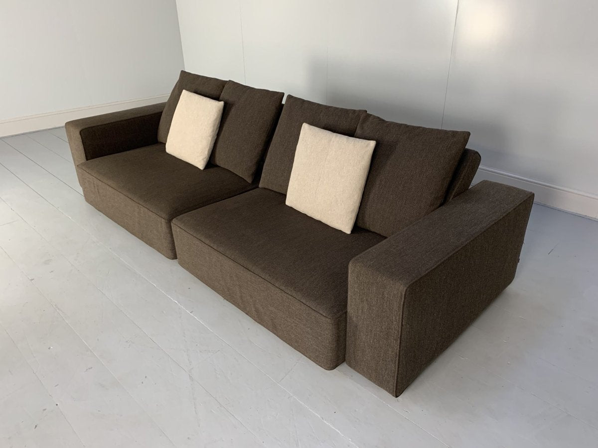 B&B Italia Andy '13 2 - Seat Sofa - In Dark - Brown Fabric @ REHAUS
