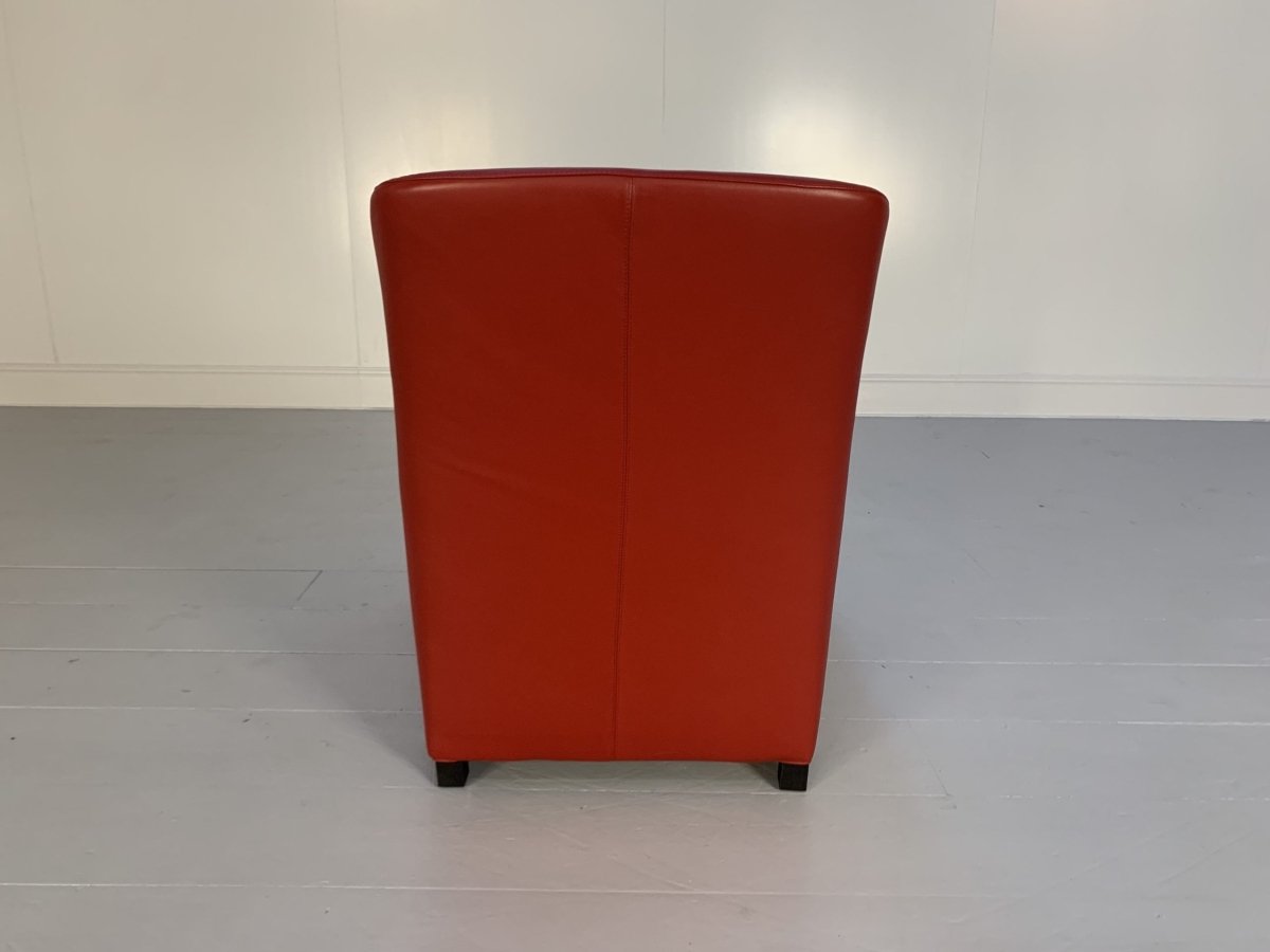 B&B Italia Armchair - Maxalto Kalos 9750 - In Oxblood Gamma Leather @ REHAUS