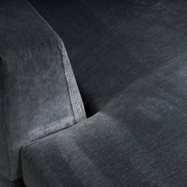 B&B Italia by Antonio Citterio Grey Ray Velvet Corner Sofa - REHAUS - Antonio Citterio