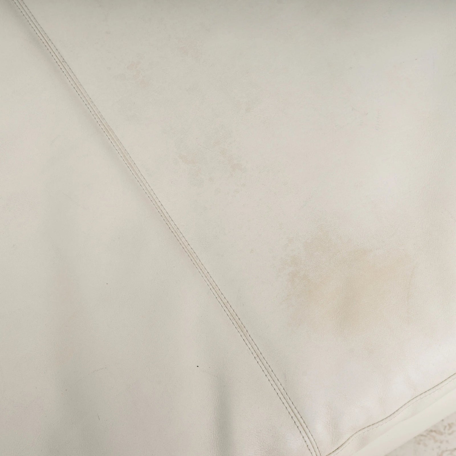 B&B Italia by Antonio Citterio Ivory Cream Leather Charles Corner Sofa - REHAUS - Antonio Citterio
