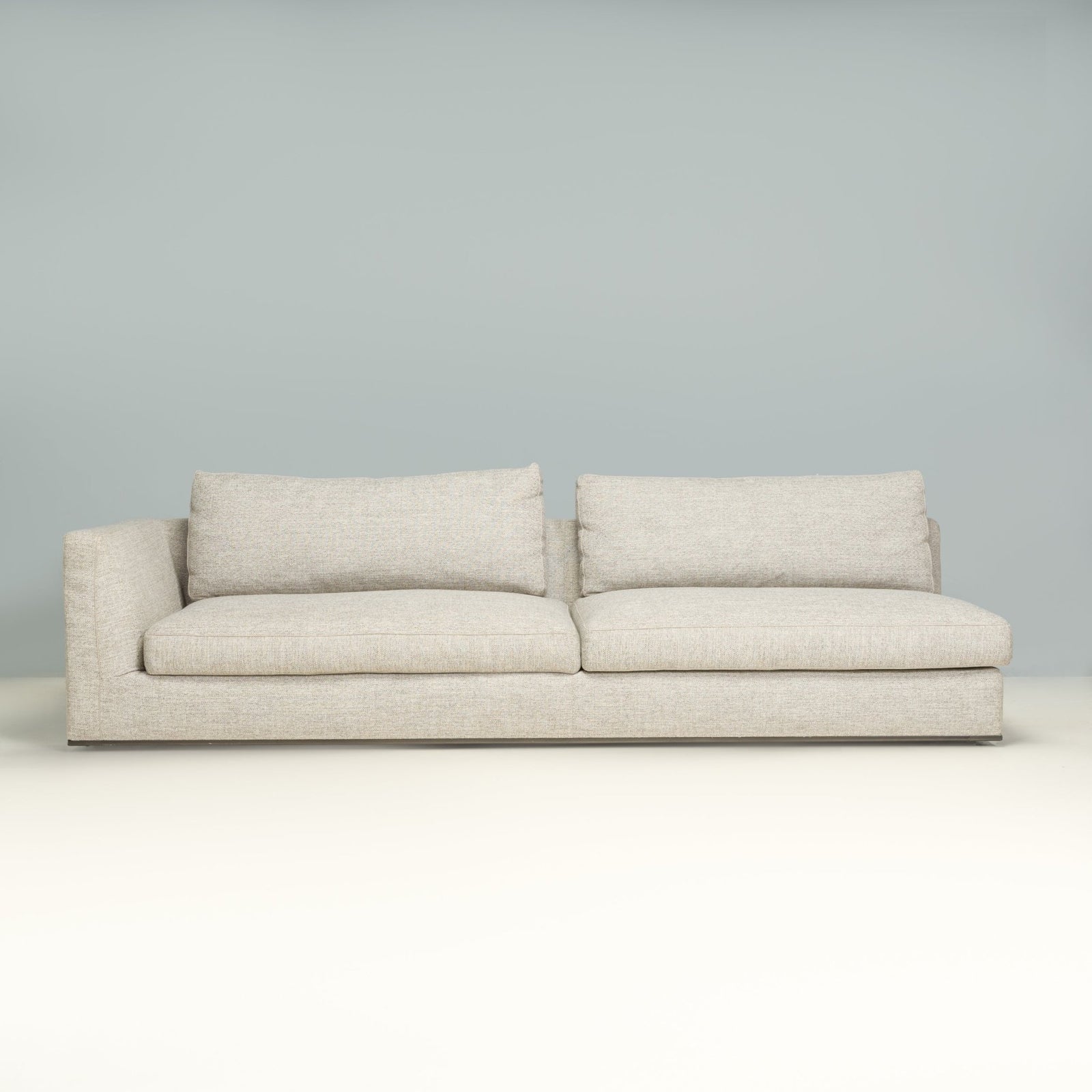 B&B Italia by Antonio Citterio Richard Grey Fabric Corner Sofa - REHAUS - Antonio Citterio