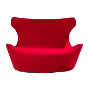 B&B Italia by Naoto Fukasawa Red Papilio Loveseat Sofa - REHAUS - Naoto Fukasawa