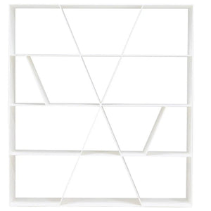 B&B Italia By Naoto Fukasawa "X" Storage Bookshelf In White Corian - REHAUS - Naoto Fukasawa