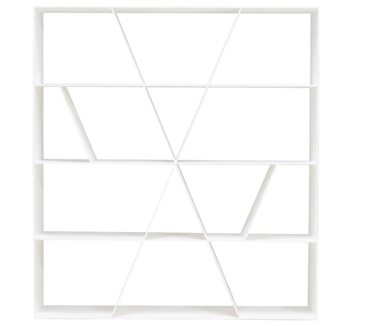 B&B Italia By Naoto Fukasawa "X" Storage Bookshelf In White Corian - REHAUS - Naoto Fukasawa