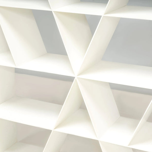 B&B Italia By Naoto Fukasawa "X" Storage Bookshelf In White Corian - REHAUS - Naoto Fukasawa