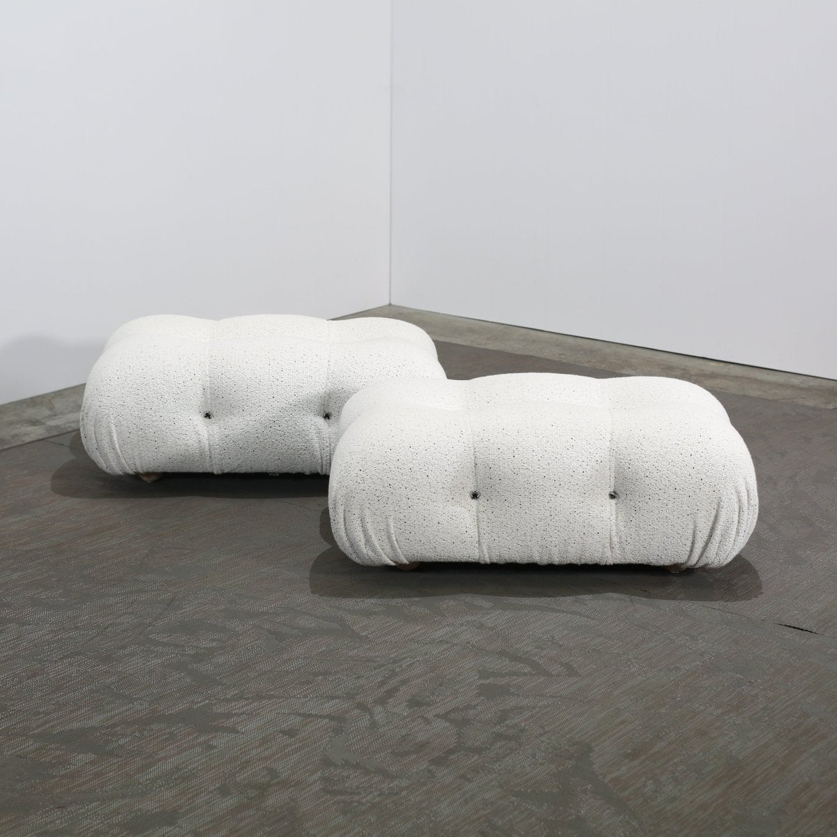 B&B Italia Camaleonda Modular Sofa and Matching Ottomans @ REHAUS