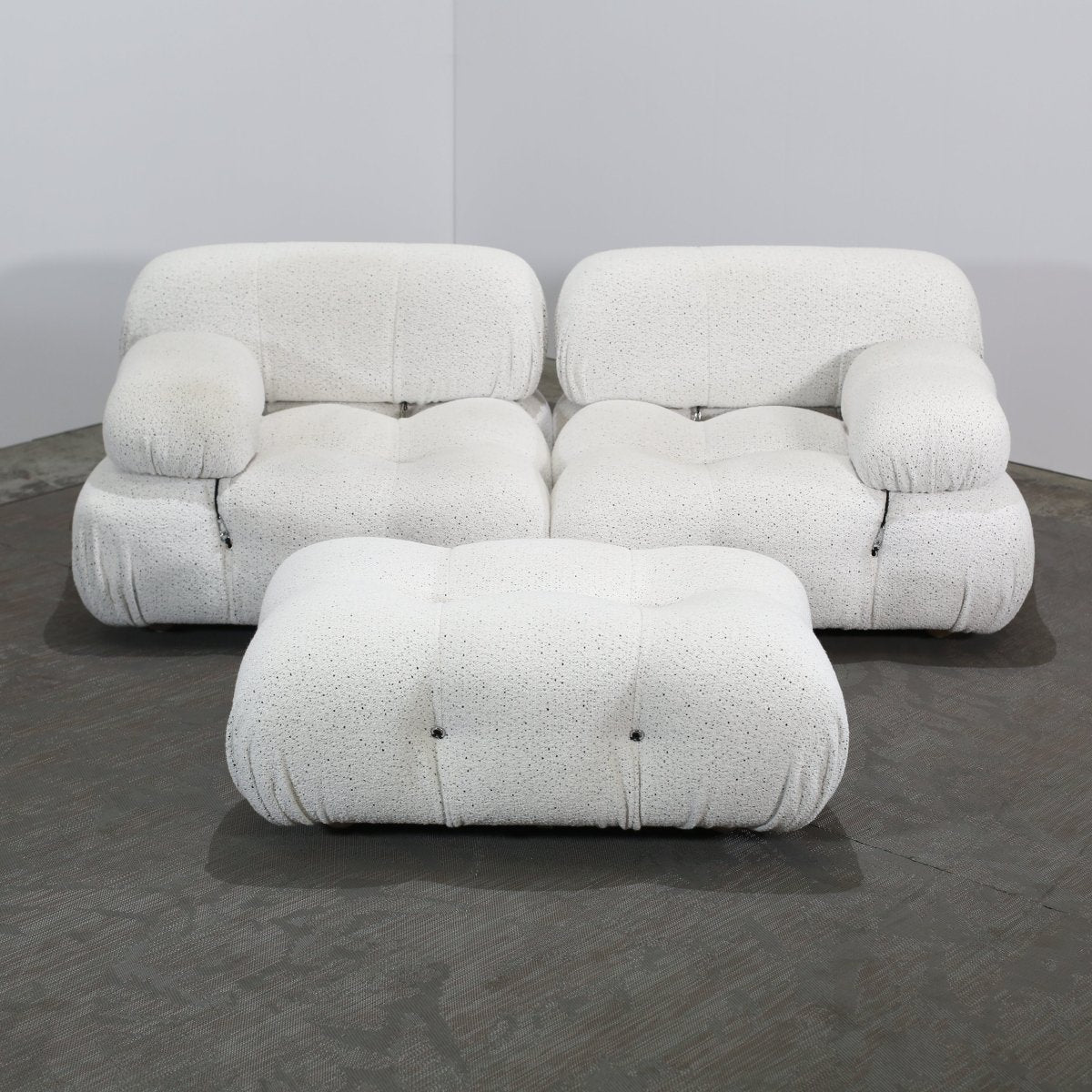 B&B Italia Camaleonda Modular Sofa and Matching Ottomans @ REHAUS