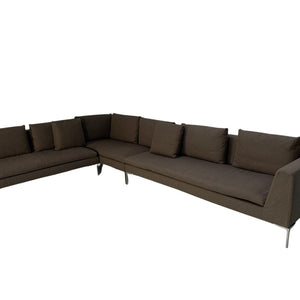 B&B Italia Charles L - Shape Sectional Sofa - In Beige Serra Cashmere @ REHAUS