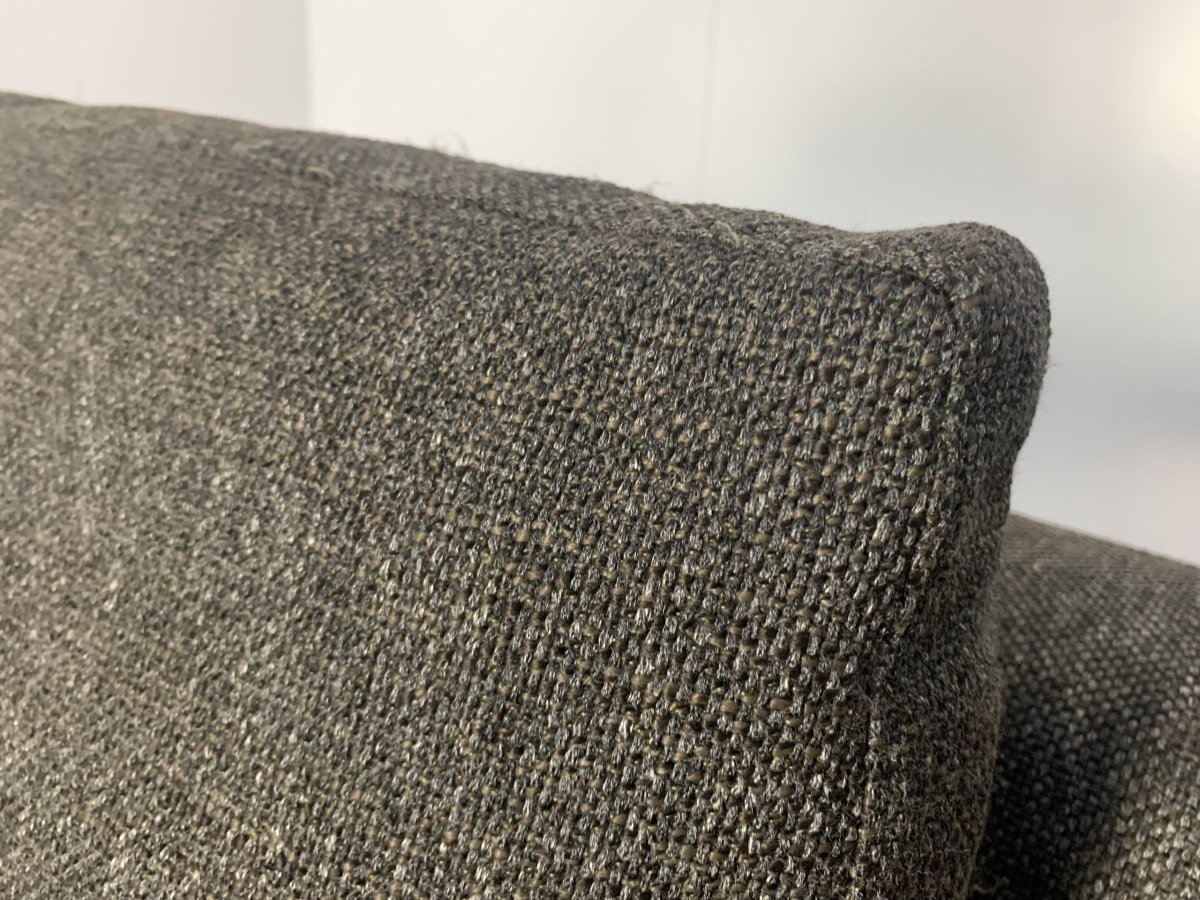 B&B Italia Charles L - Shape Sofa - In Dark Grey & Brown Fabric @ REHAUS