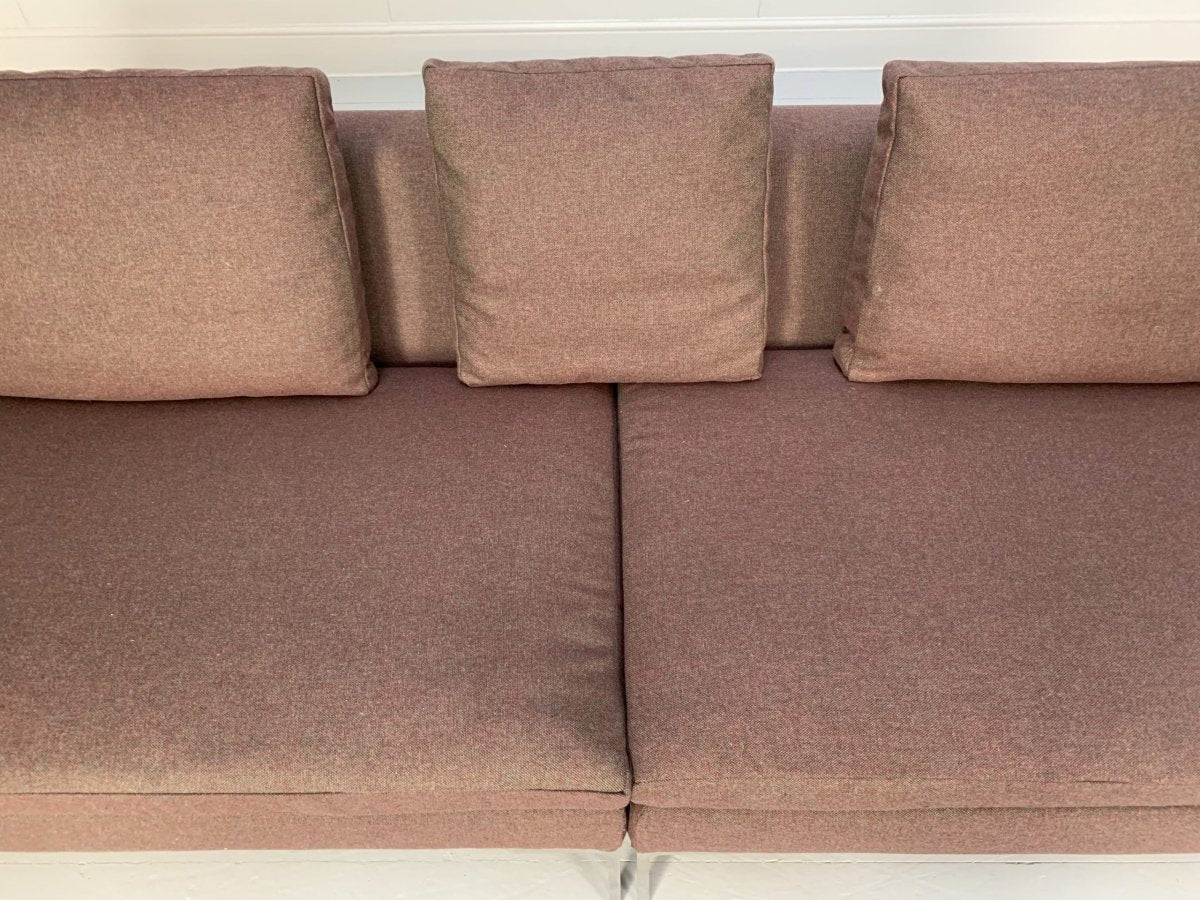 B&B Italia Charles Sofa - 4 - Seat Sectional - In Purple Wool @ REHAUS